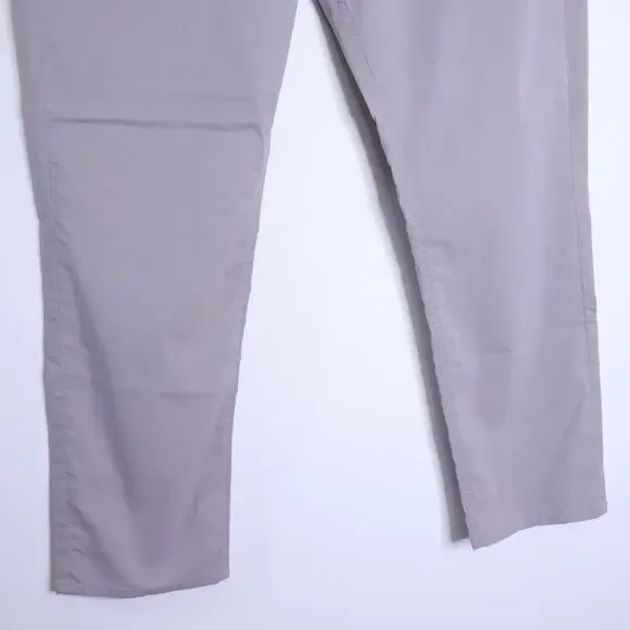 FAHERTY Movement 5 Pocket Pants Fossil Gray Straight Fit Chino Men's 38